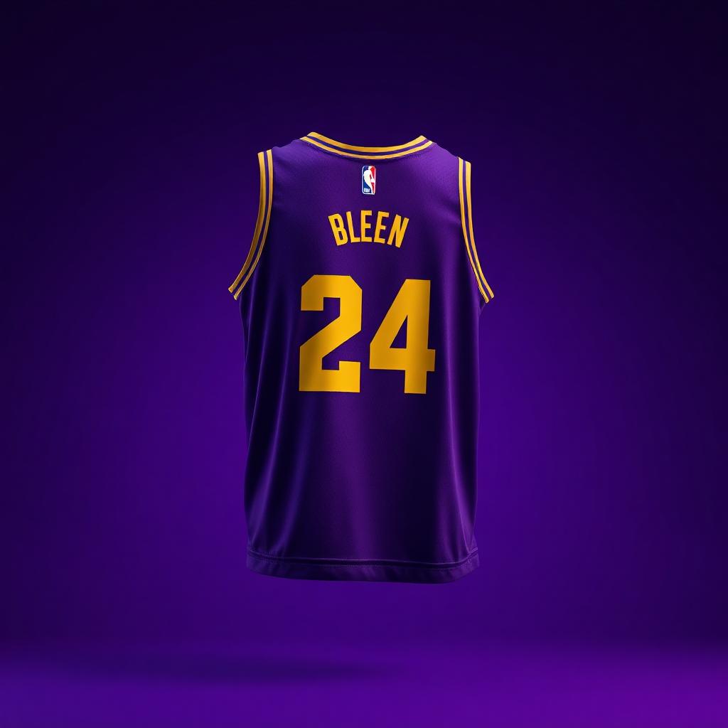 NBA LA Purple #24 Jersey