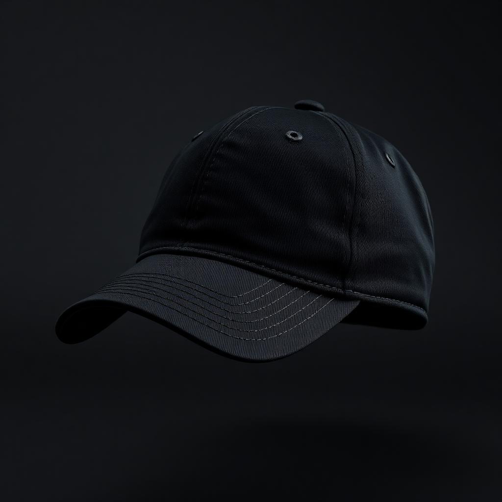 New Era Black Dad Cap