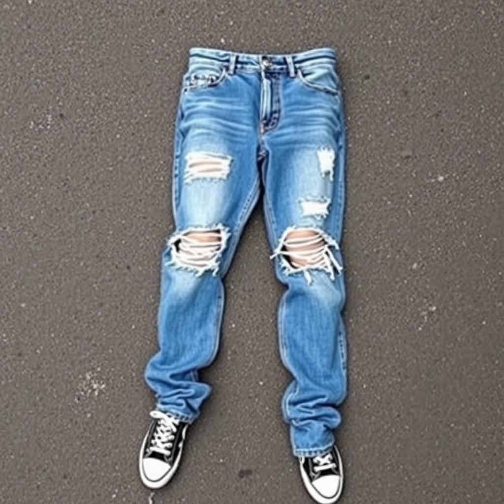 Balenciaga Distressed Denim