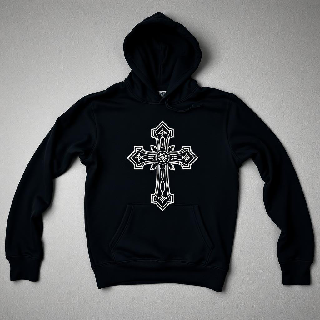 Chrome Hearts Cross Print Hoodie